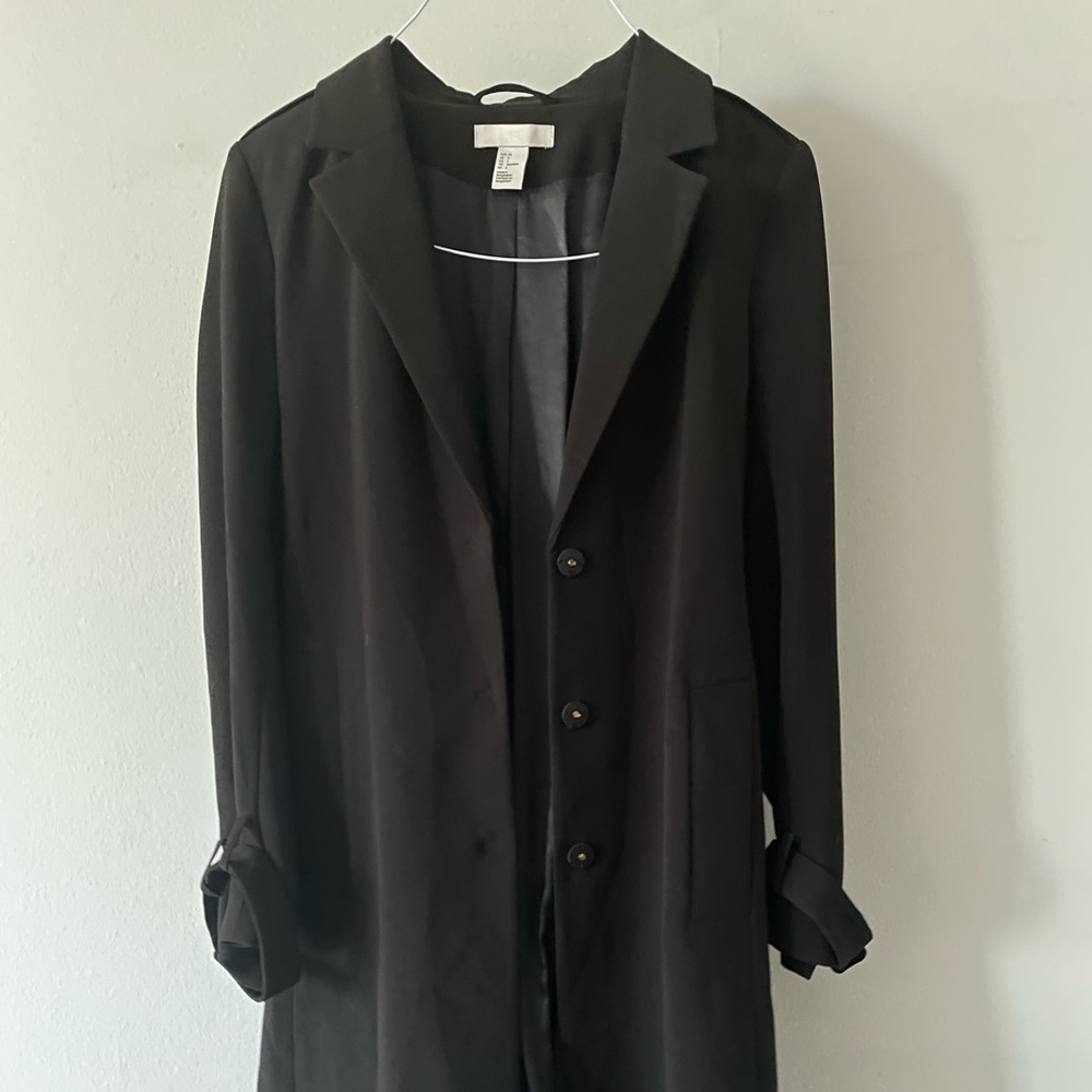 H&M trench coat/long blazer